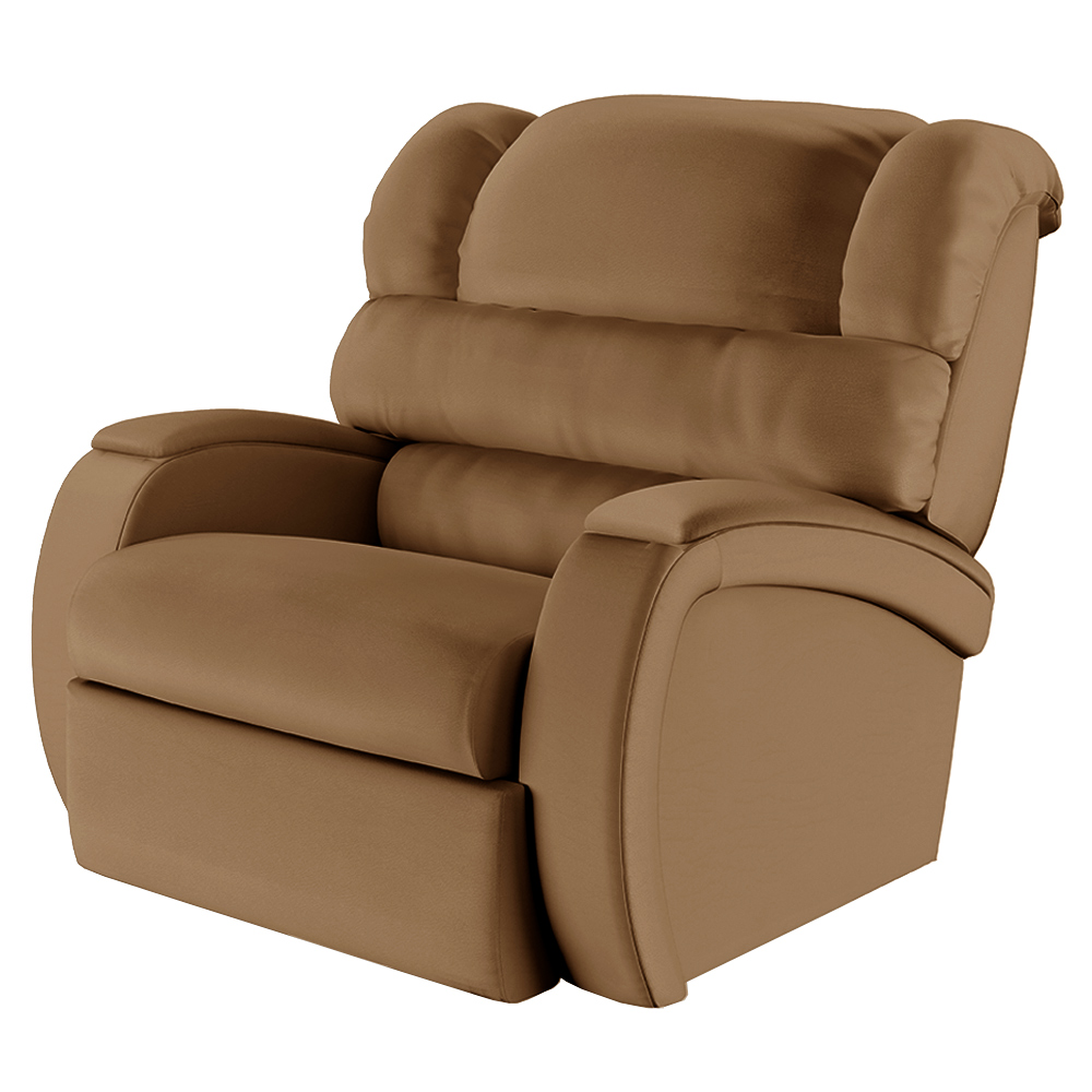 Poltrona do Papai Sala de Cinema Reclinável Kylie Manual PU Caramelo G23