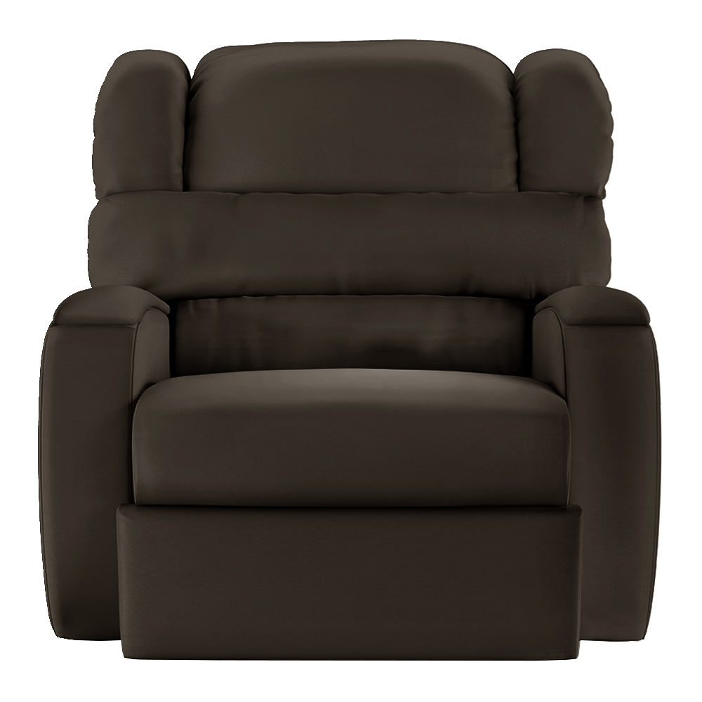 Poltrona do Papai Sala de Cinema Reclinável Kylie Manual PU Marrom G23