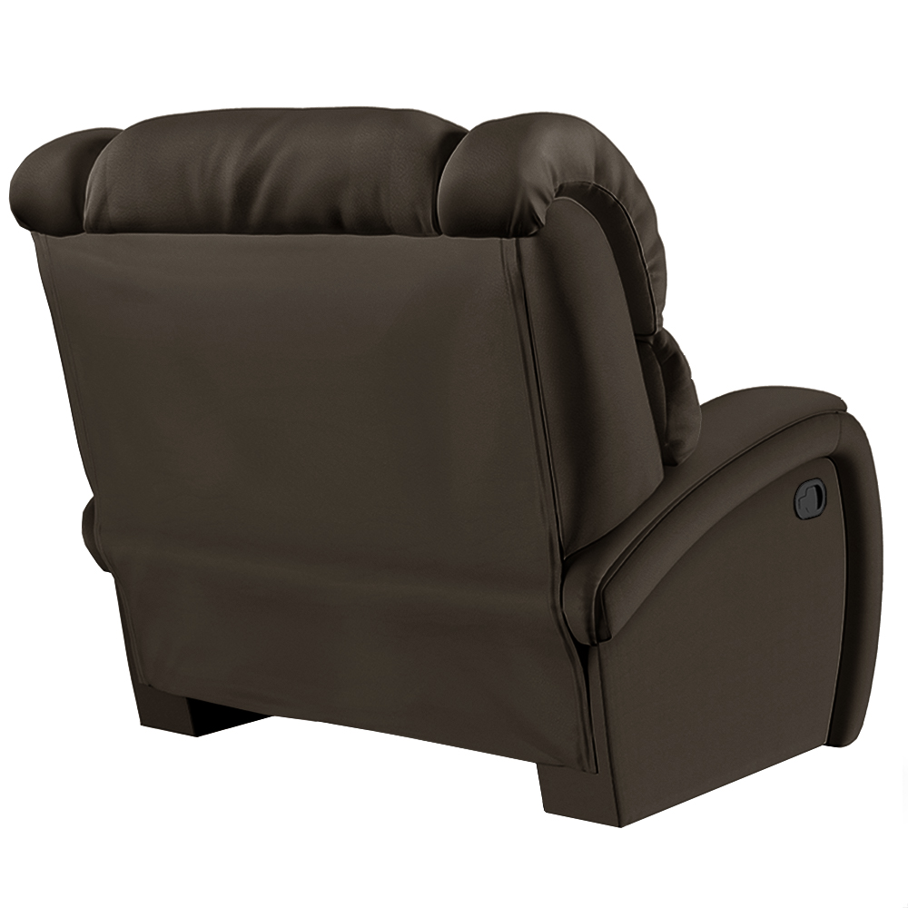 Poltrona do Papai Sala de Cinema Reclinável Kylie Manual PU Marrom G23