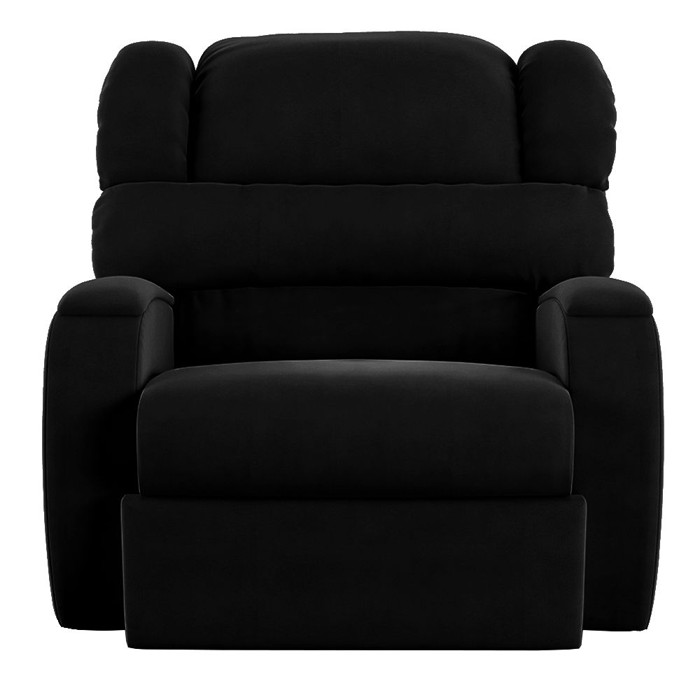 Poltrona do Papai Sala de Cinema Reclinável Kylie Manual Veludo Preto G23