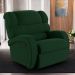 Poltrona do Papai Sala de Cinema Reclinável Kylie Manual Veludo Verde Esmeralda G23