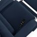 Poltrona do Papai Sala de Cinema Reclinável Kylie Power Elétrica Massagem USB PU Azul G23