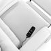 Poltrona do Papai Sala de Cinema Reclinável Kylie Power Elétrica Massagem USB PU Branco G23