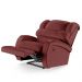 Poltrona do Papai Sala de Cinema Reclinável Kylie Power Elétrica Massagem USB PU Vermelho G23