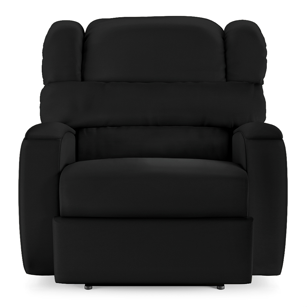 Poltrona do Papai Sala de Cinema Reclinável Kylie Power Elétrica PU Preto G23