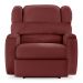 Poltrona do Papai Sala de Cinema Reclinável Kylie Power Elétrica PU Vermelho G23