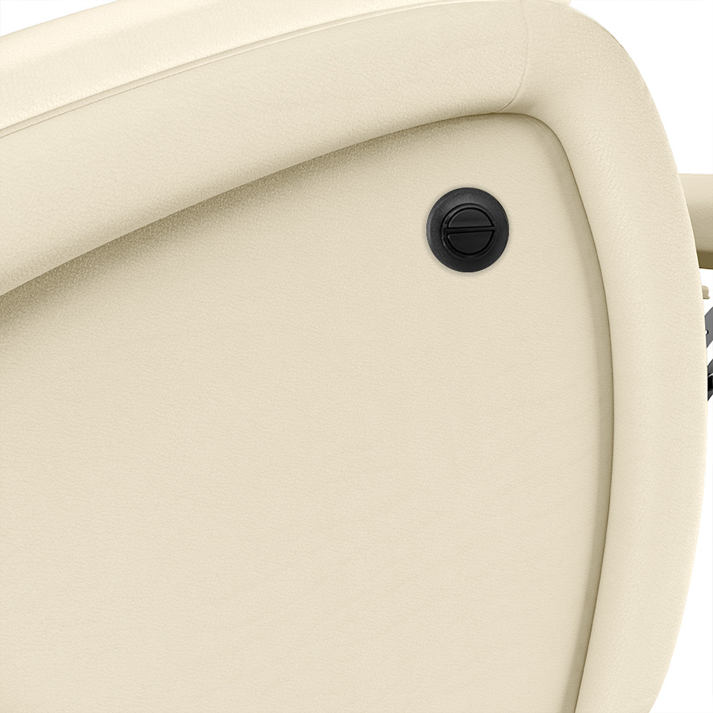Poltrona do Papai Sala de Cinema Reclinável Kylie Power Elétrica USB PU Bege G23