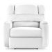 Poltrona do Papai Sala de Cinema Reclinável Kylie Power Elétrica USB PU Branco G23