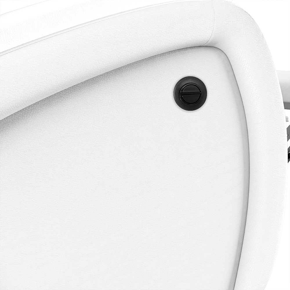 Poltrona do Papai Sala de Cinema Reclinável Kylie Power Elétrica USB PU Branco G23