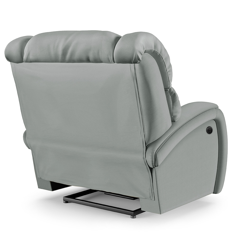 Poltrona do Papai Sala de Cinema Reclinável Kylie Power Elétrica USB PU Cinza G23