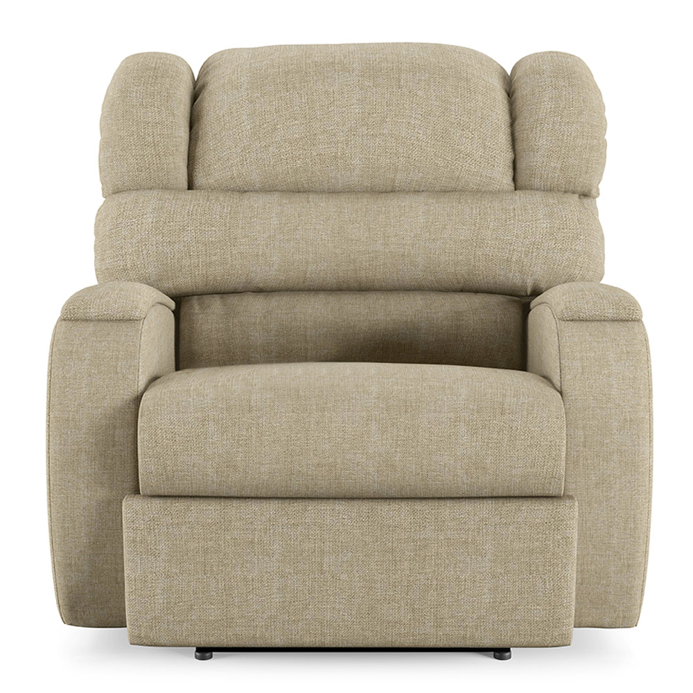 Poltrona do Papai Sala de Cinema Reclinável Kylie Power Touch Massagem USB Linho Bege G23