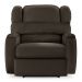 Poltrona do Papai Sala de Cinema Reclinável Kylie Power Touch Massagem USB PU Marrom G23