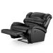 Poltrona do Papai Sala de Cinema Reclinável Kylie Power Touch Massagem USB PU Preto Brilho G23