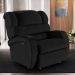 Poltrona do Papai Sala de Cinema Reclinável Kylie Power Touch Massagem USB PU Preto G23