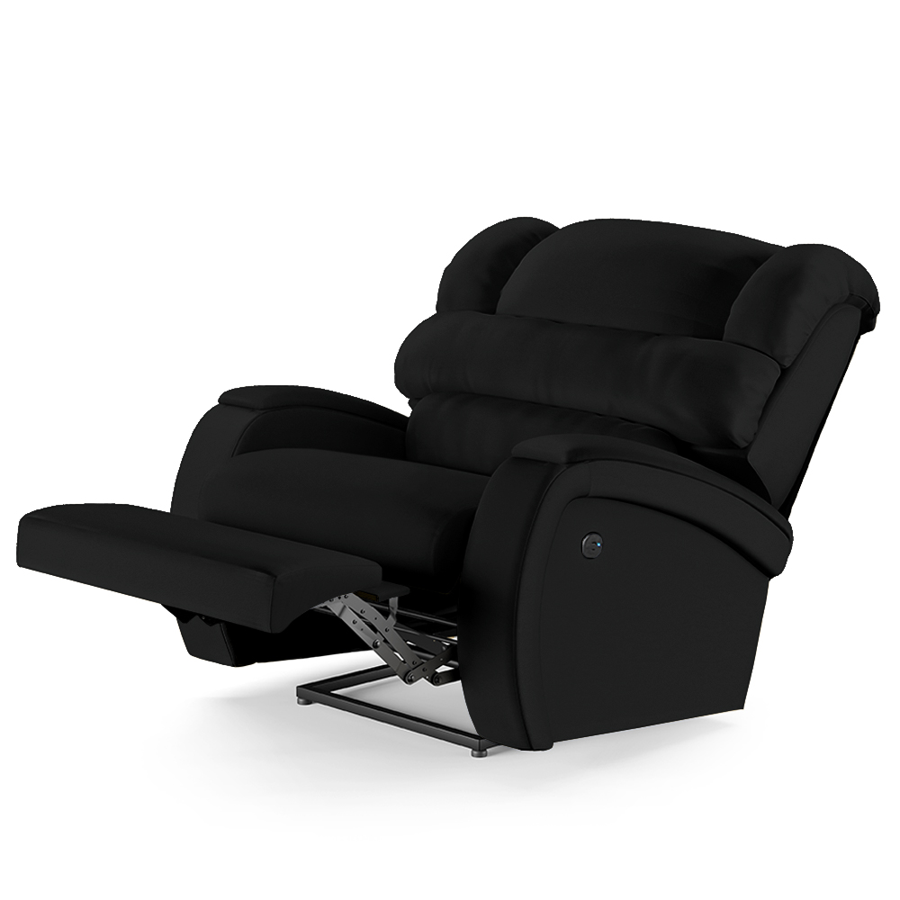 Poltrona do Papai Sala de Cinema Reclinável Kylie Power Touch Massagem USB PU Preto G23