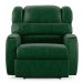 Poltrona do Papai Sala de Cinema Reclinável Kylie Power Touch Massagem USB PU Verde Musgo G23