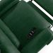 Poltrona do Papai Sala de Cinema Reclinável Kylie Power Touch Massagem USB PU Verde Musgo G23