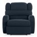 Poltrona do Papai Sala de Cinema Reclinável Kylie Power Touch Massagem USB Veludo Azul G23