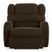 Poltrona do Papai Sala de Cinema Reclinável Kylie Power Touch Massagem USB Veludo Marrom G23