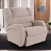Poltrona do Papai Sala de Cinema Reclinável Kylie Power Touch Massagem USB Veludo Rosê G23