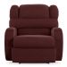 Poltrona do Papai Sala de Cinema Reclinável Kylie Power Touch Massagem USB Veludo Vinho G23