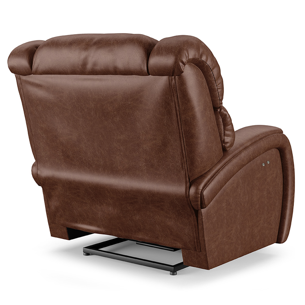 Poltrona do Papai Sala de Cinema Reclinável Kylie Power Touch PU Marrom Brilho G23