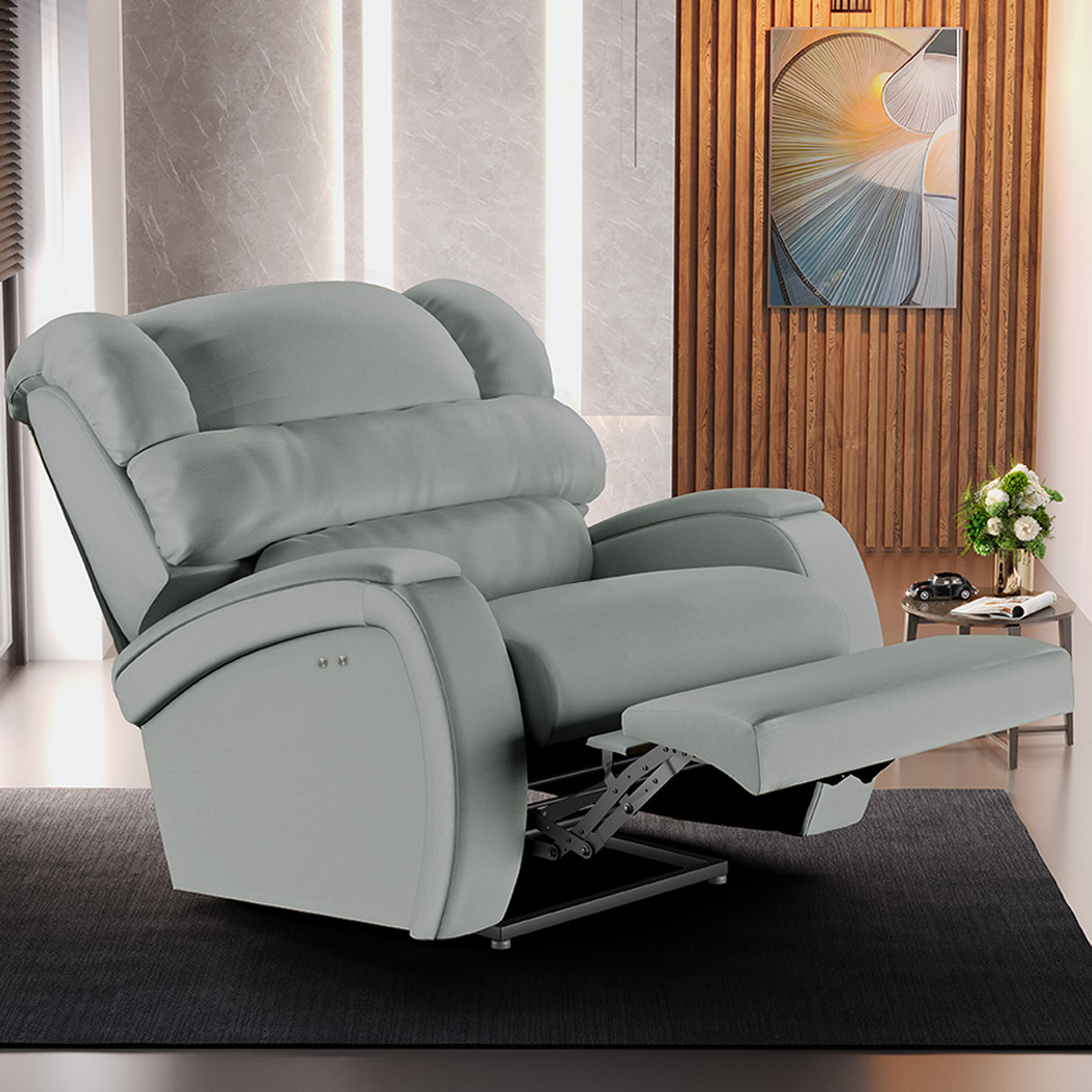Poltrona do Papai Sala de Cinema Reclinável Kylie Power Touch USB PU Cinza G23