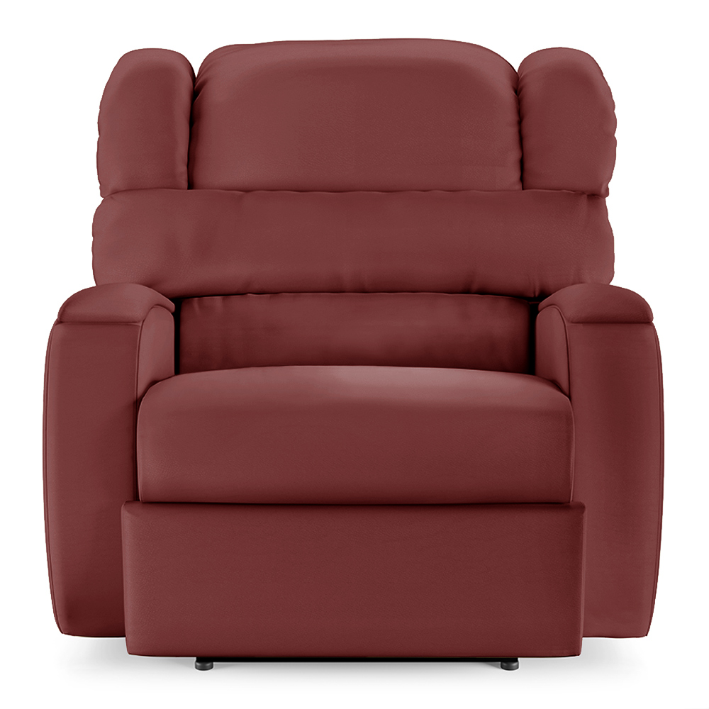Poltrona do Papai Sala de Cinema Reclinável Kylie Power Touch USB PU Vermelho G23