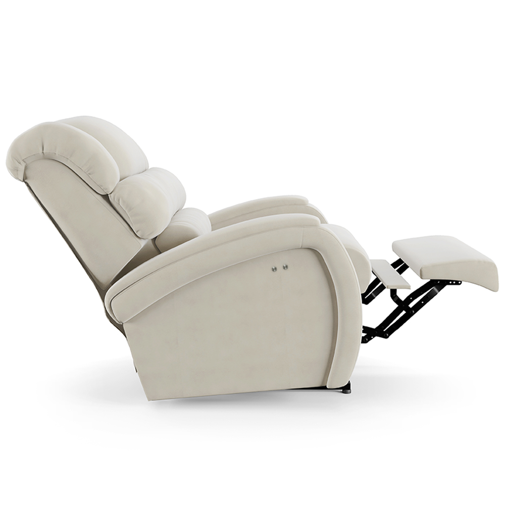 Poltrona do Papai Sala de Cinema Reclinável Kylie Power Touch Veludo Bege G23