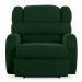Poltrona do Papai Sala de Cinema Reclinável Kylie Power Touch Veludo Verde Esmeralda G23