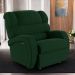 Poltrona do Papai Sala de Cinema Reclinável Kylie Power Touch Veludo Verde Esmeralda G23