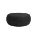 Puff Cleo 105cm Trêsse PU Sintético Preto G15 - Gran Belo