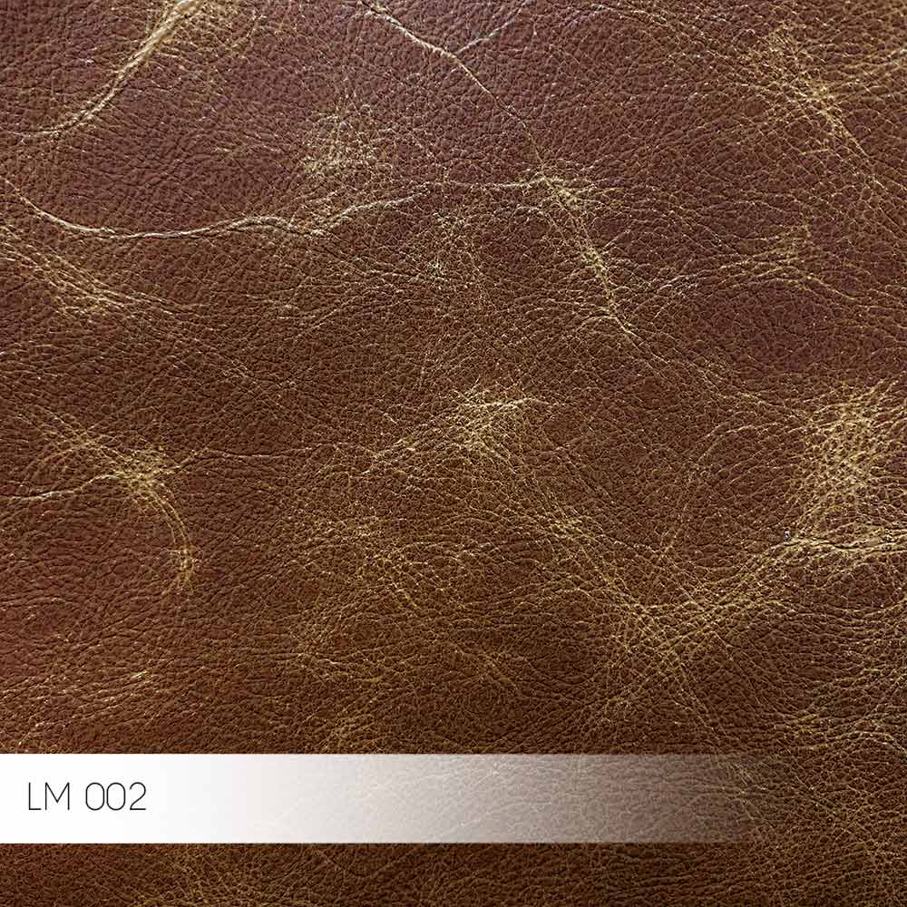 Puff Decorativo Mercury 80x80 Couro Mel G34 - Gran Belo