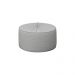 Puff Decorativo Sala De Estar Round Linho Cinza G45 - Gran Belo
