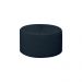 Puff Decorativo Sala De Estar Round Veludo Azul Marinho G45 - Gran Belo
