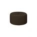 Puff Decorativo Sala De Estar Round Veludo Marrom G45 - Gran Belo