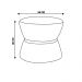 Puff Decorativo Sala de Estar 45cm Dhaka Veludo Azul Bic G15 - Gran Belo