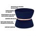 Puff Decorativo Sala de Estar 45cm Dhaka Veludo Azul Marinho G15 - Gran Belo