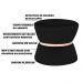 Puff Decorativo Sala de Estar 45cm Dhaka Veludo Preto G15 - Gran Belo