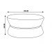 Puff Decorativo Sala de Estar 95cm Dhaka Veludo Azul Marinho G15 - Gran Belo