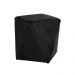Puff Decorativo Sala de Estar Blois Veludo Preto G15 - Gran Belo
