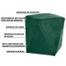 Puff Decorativo Sala de Estar Blois Veludo Verde G15 - Gran Belo