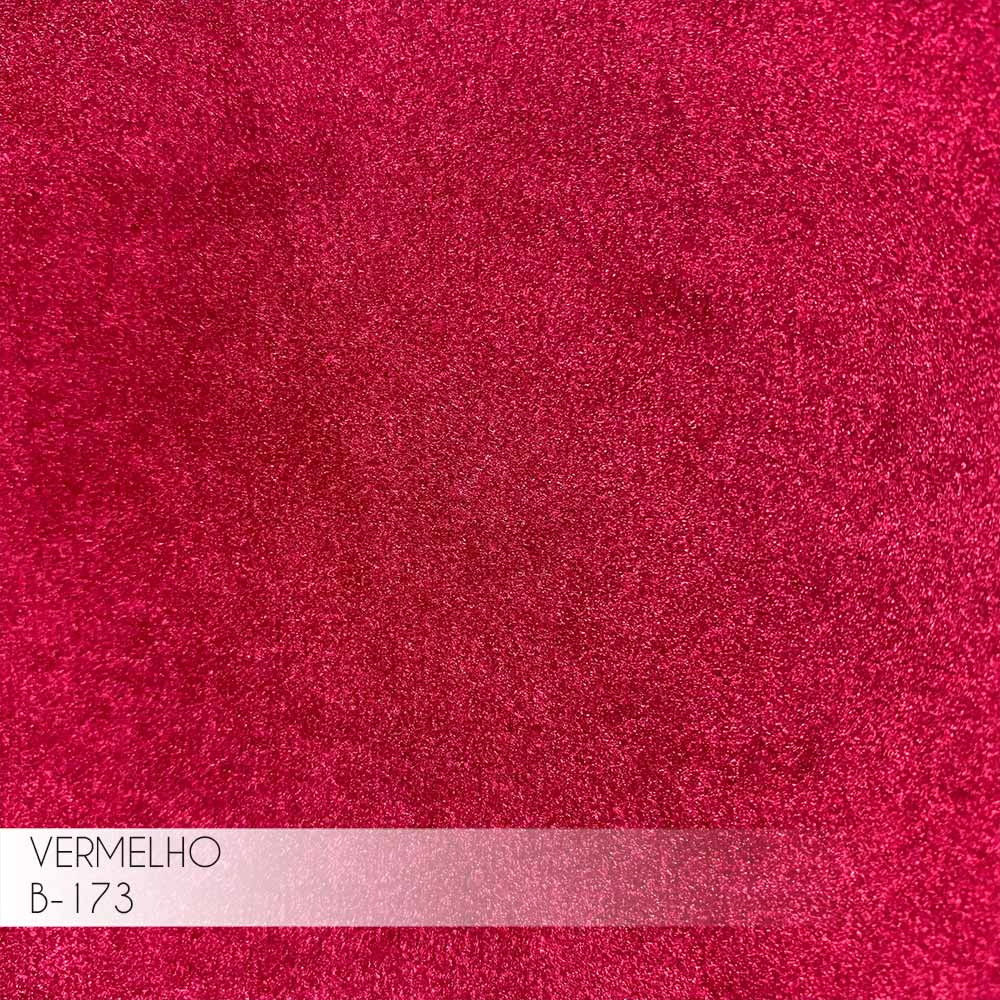 Puff Decorativo Sala de Estar Blois Veludo Vinho G15 - Gran Belo