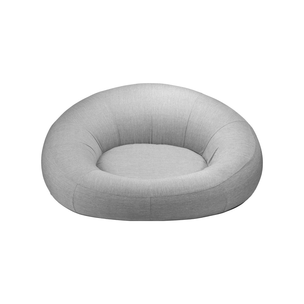 Puff Inflável Área Externa Akira 175 cm com Capa de Olefin Cinza G56 - Gran Belo