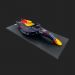 Quadro 3D Carenagem Carro Fórmula 1 Cockpit RB18 Max Verstappen 2022 G53 - Gran Belo
