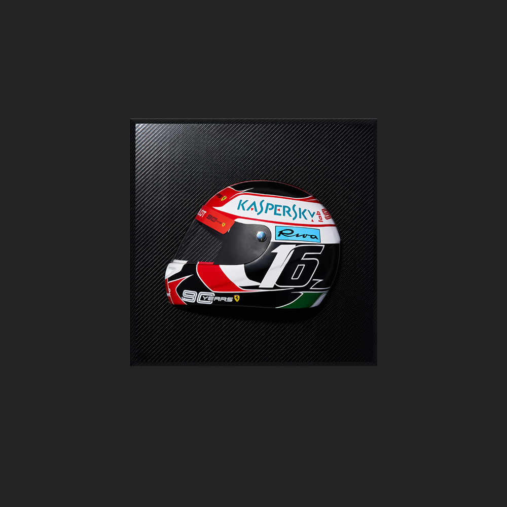 Quadro 3D Decorativo Helmet CL SF90 Branco G53 - Gran Belo