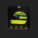 Quadro 3D Decorativo Helmet Capacete Fórmula 1 50x50 Senna 1985 G53 - Gran Belo