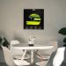 Quadro 3D Decorativo Helmet F1 SN 1985 Amarelo G53 - Gran Belo