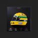 Quadro 3D Decorativo Helmet F1 SN 1988 Amarelo G53 - Gran Belo