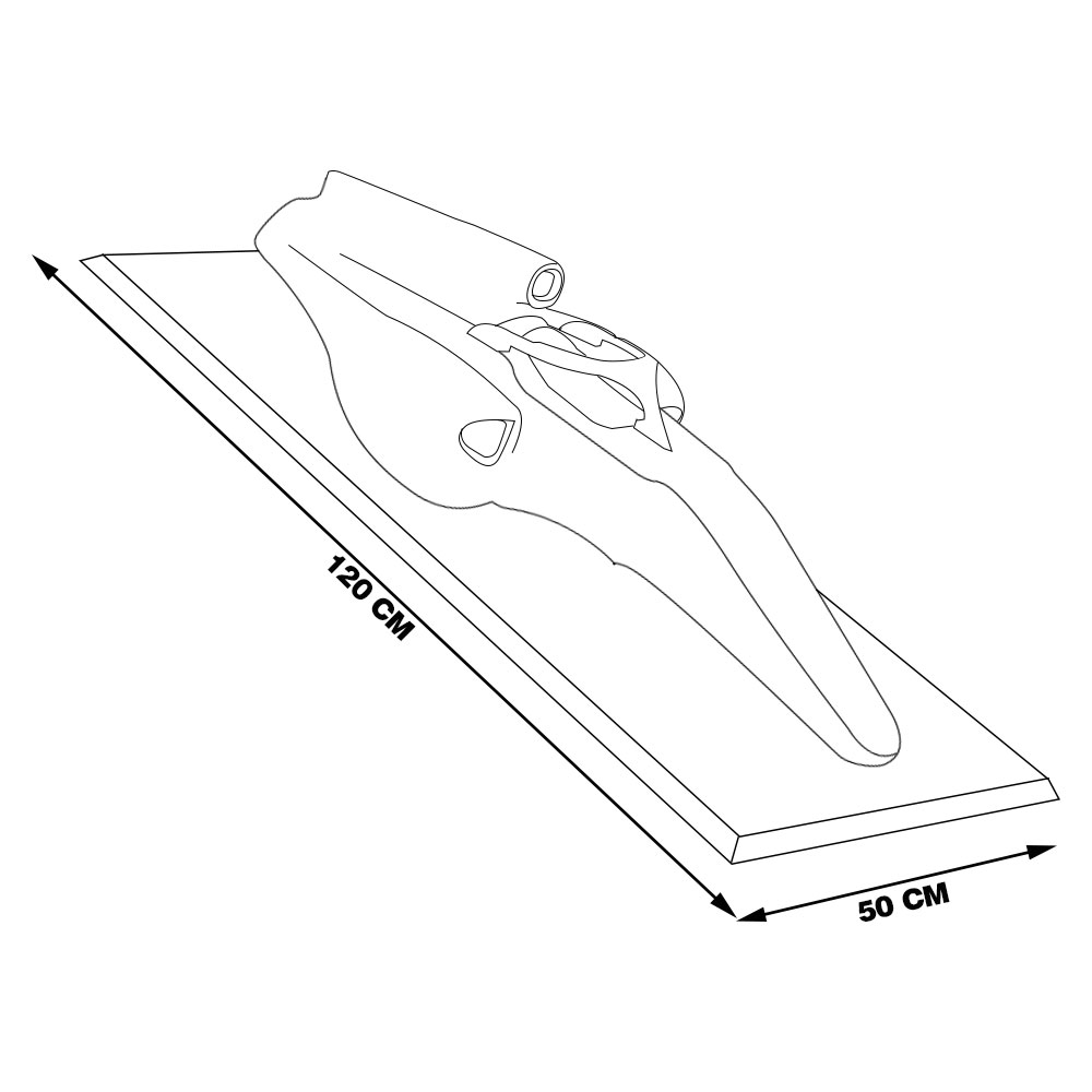 Quadro Decorativo 3D 120cm X 50cm Carro F1 SF-90 G53 - Gran Belo